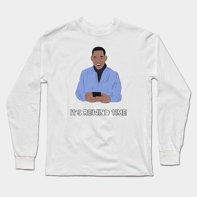 YouTube Rewind Meme Long Sleeve T-Shirt by Barnyardy